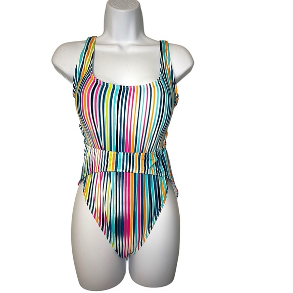 ☀️☀️☀️ Vince Camuto High Leg Cutout One Piece Swimsuit - Sunbeam - Picture 6 of 10